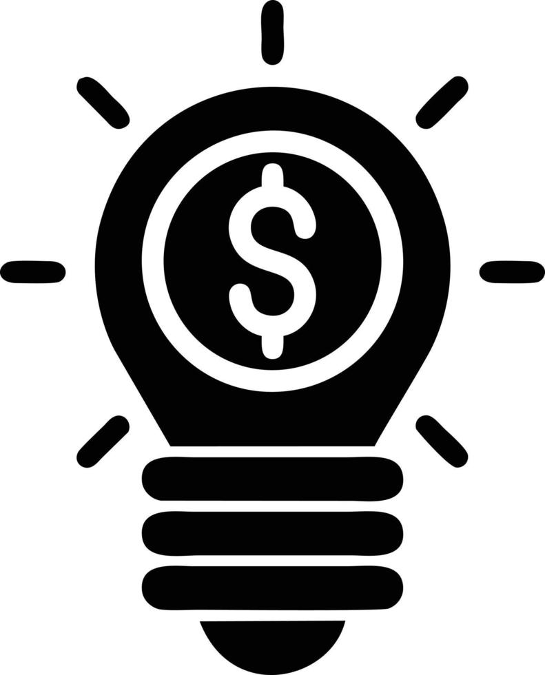 Idea solution icon symbol vector image. Illustration of the creative innovation concept design. EPS 10