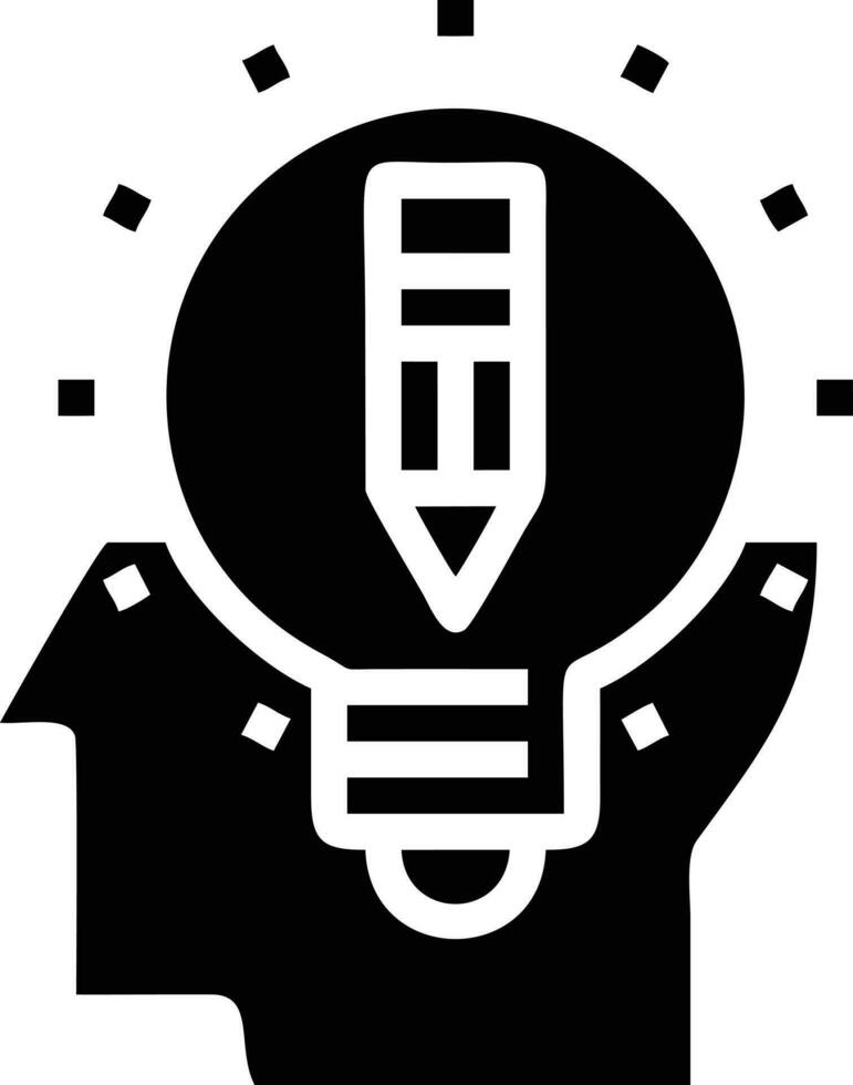 Idea solution icon symbol vector image. Illustration of the creative innovation concept design. EPS 10