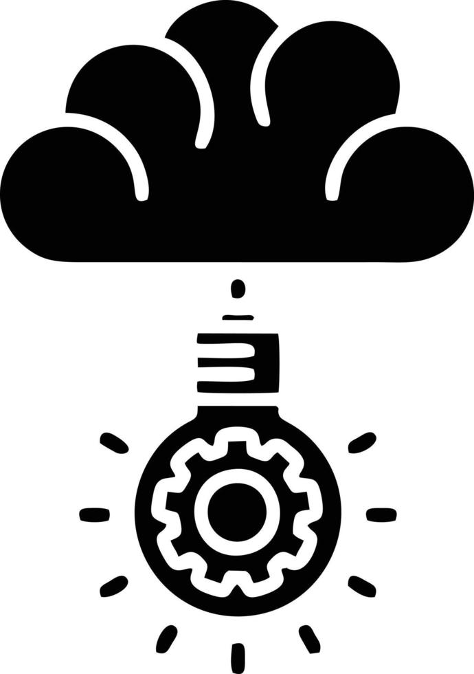 Idea solution icon symbol vector image. Illustration of the creative innovation concept design. EPS 10