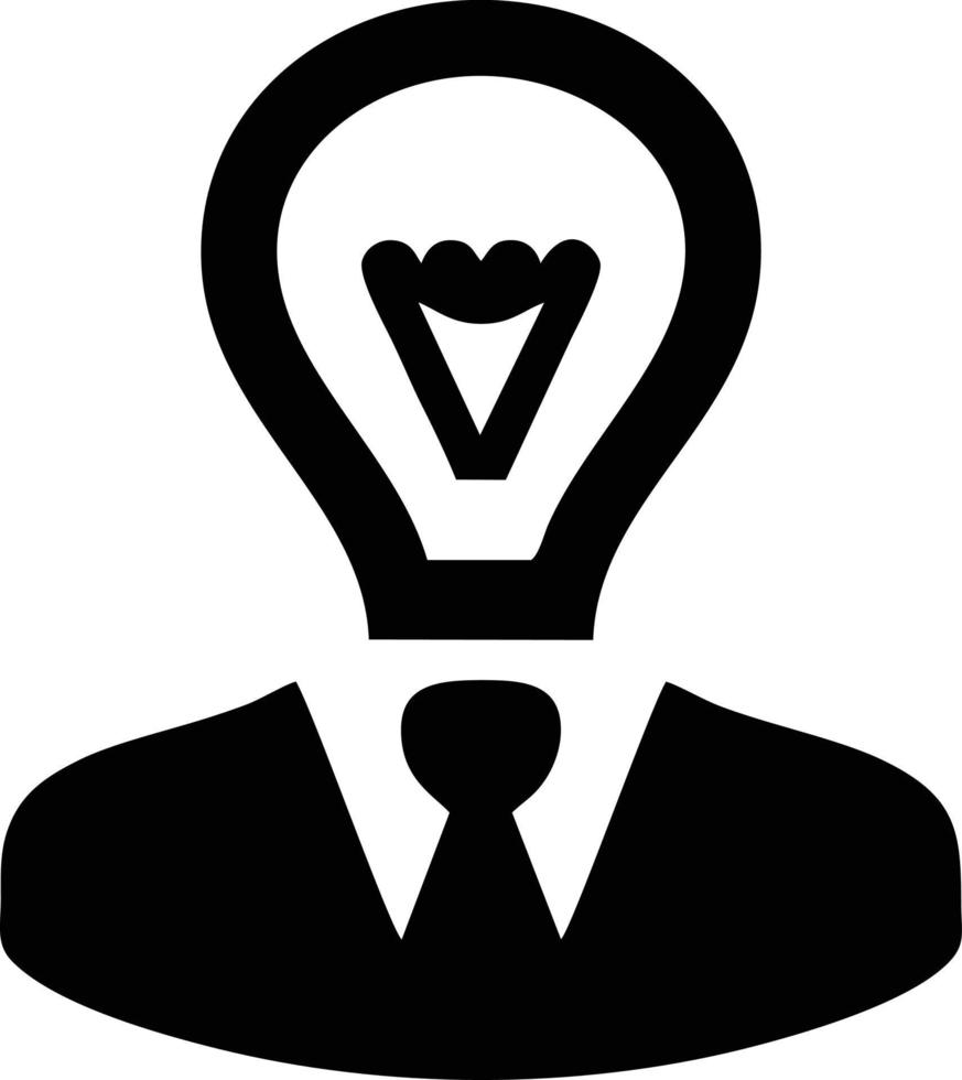 Idea solution icon symbol vector image. Illustration of the creative innovation concept design. EPS 10