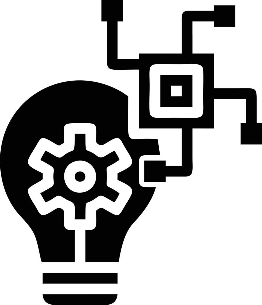 Idea solution icon symbol vector image. Illustration of the creative innovation concept design. EPS 10