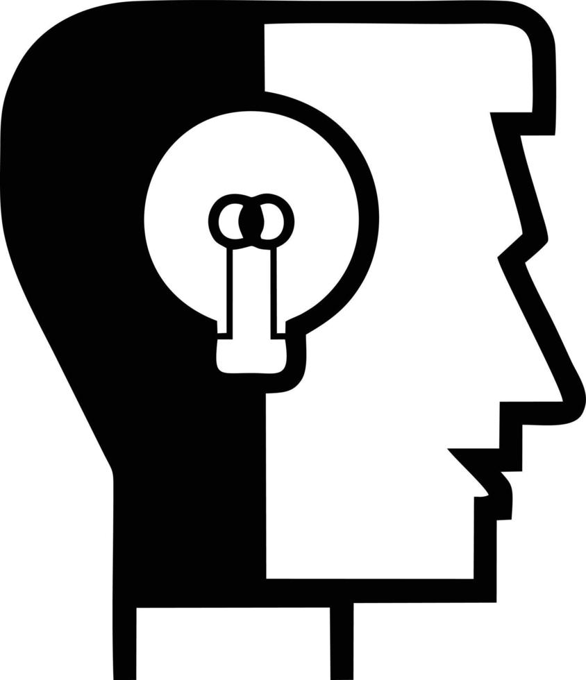 Idea solution icon symbol vector image. Illustration of the creative innovation concept design. EPS 10