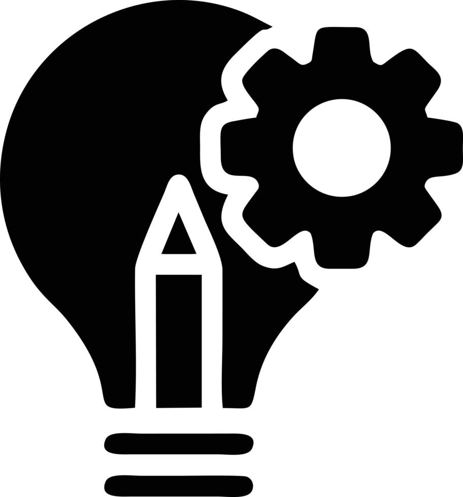 Idea solution icon symbol vector image. Illustration of the creative innovation concept design. EPS 10