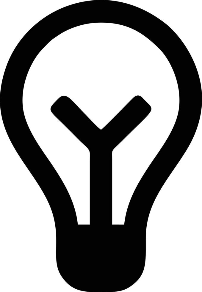 Idea solution icon symbol vector image. Illustration of the creative innovation concept design. EPS 10