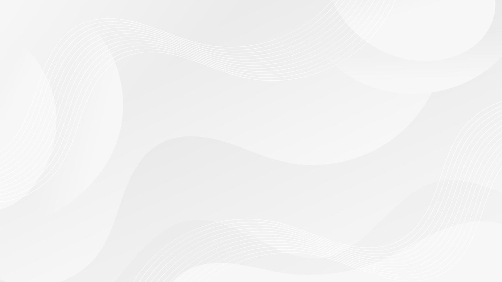 Abstract Gradient White grey liquid Wave Background vector