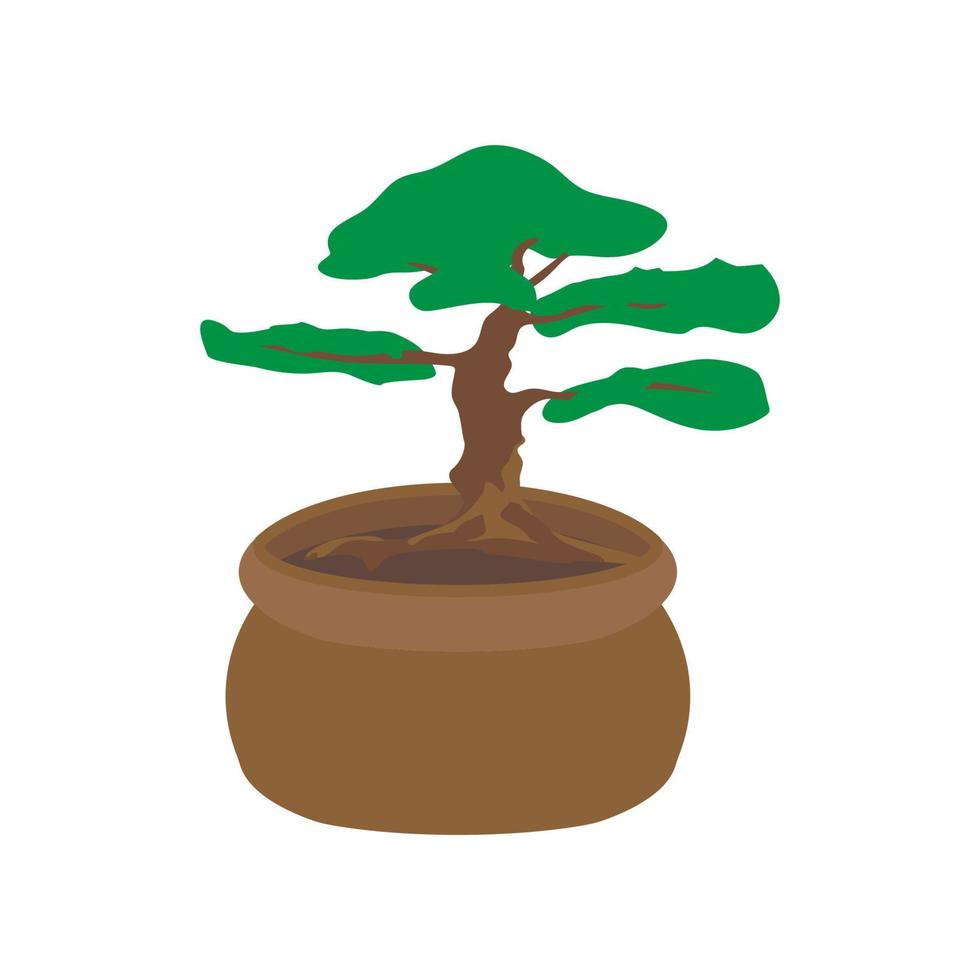 bonsai icono vektor vector