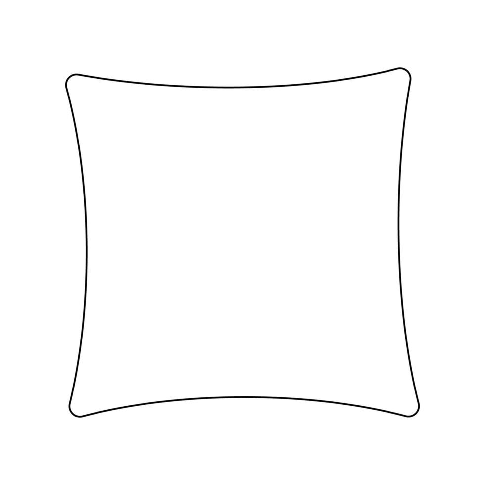 Pillow icon vector