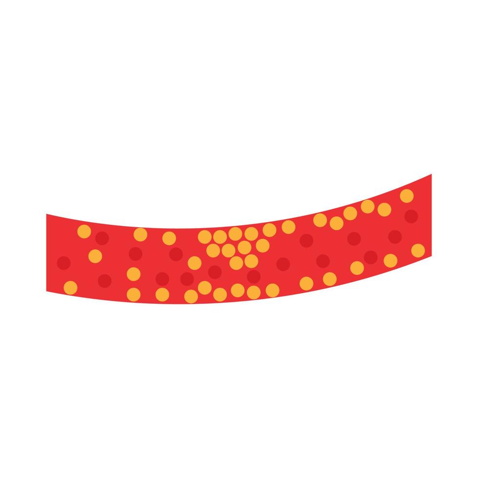 vector of cholesterol plaque