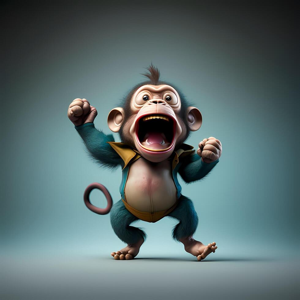 Monkey That Has Its Face Open Looking Background, Monkey Meme Pictures,  Monkey, Animal Background Image And Wallpaper for Free Download