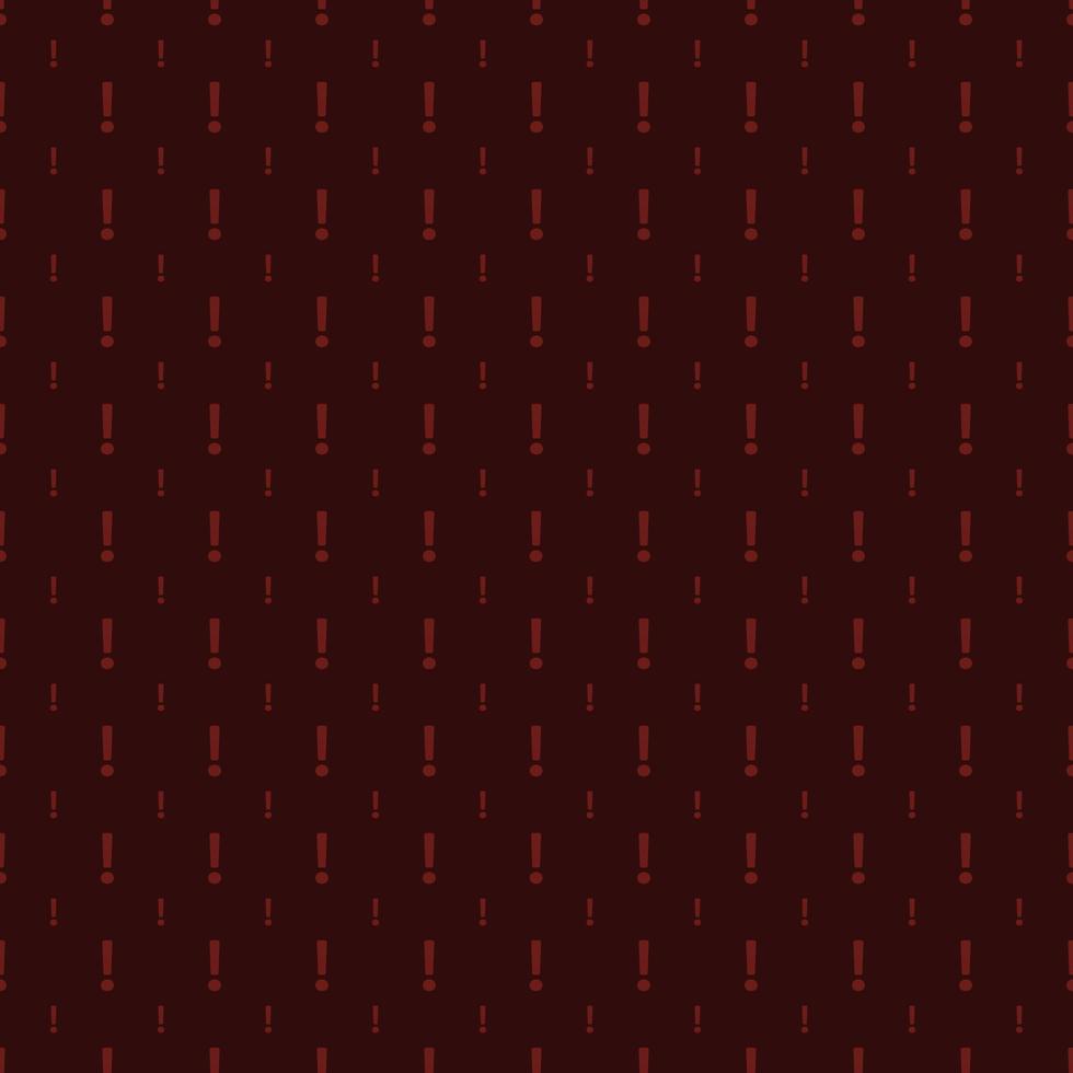 WebVector seamless pattern with watercolor red exclamation marks on white background. Simple illustration for print vector