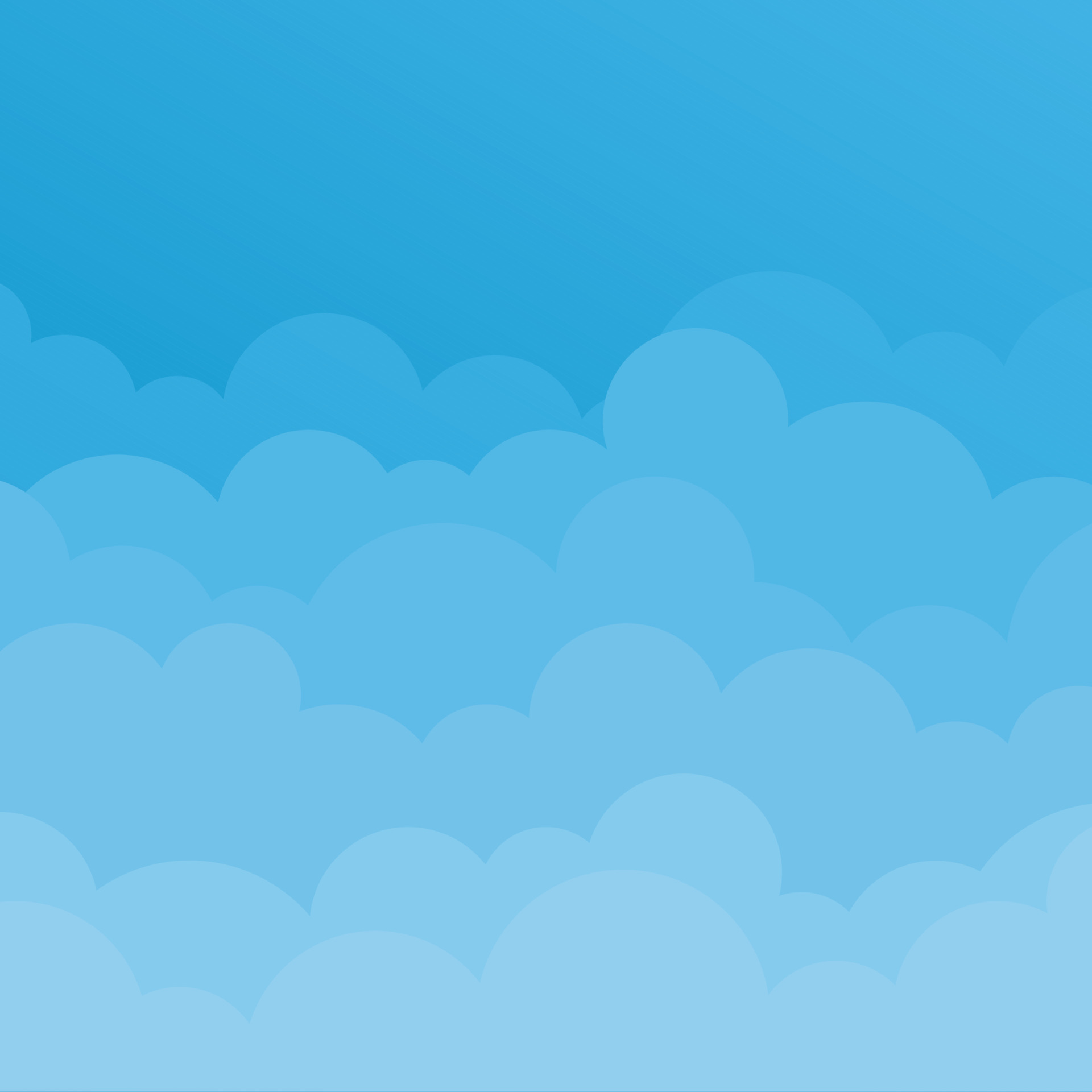 Blue Sky White Clouds Heavenly Cloud Background Poster