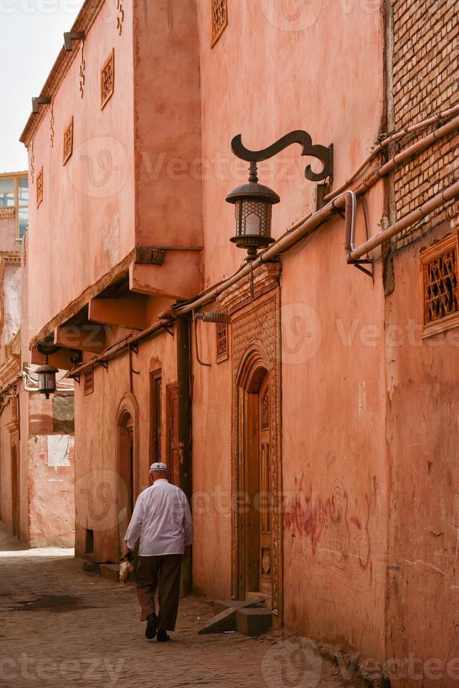 The centuries-old Kashgar Old Town is located in the center of Kashgar. photo