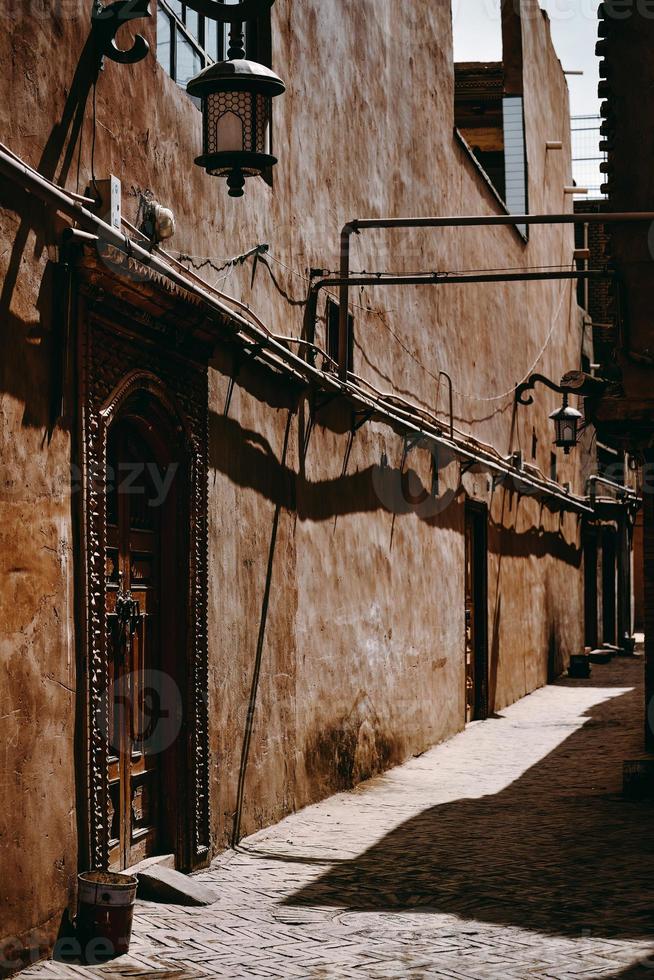 el centenario kashgar antiguo pueblo es situado en el centrar de kashgar foto