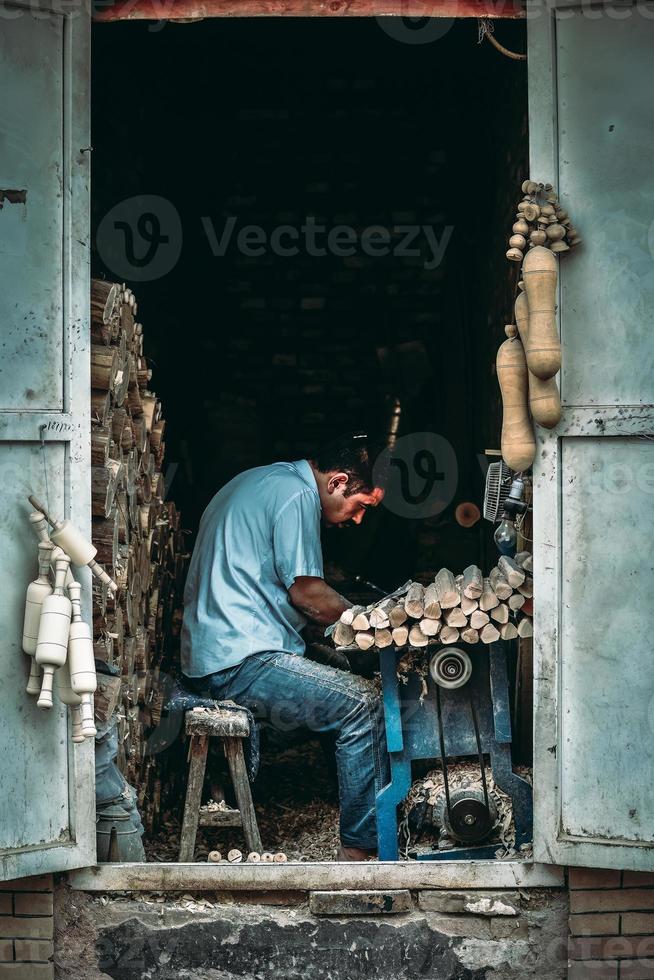 The centuries-old Kashgar Old Town is located in the center of Kashgar. photo