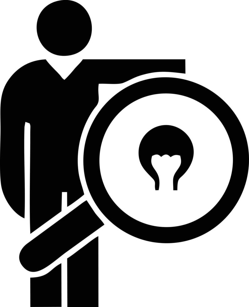 Idea solution icon symbol vector image. Illustration of the creative innovation concept design. EPS 10
