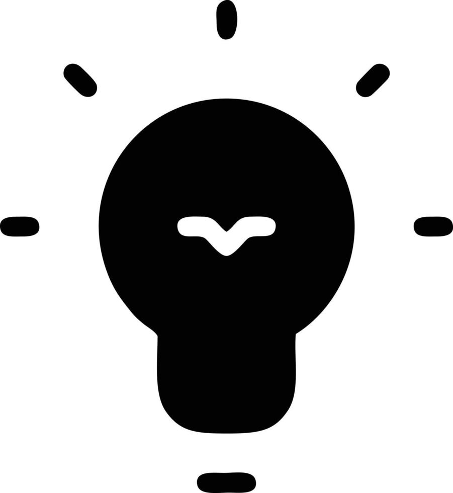 Idea solution icon symbol vector image. Illustration of the creative innovation concept design. EPS 10