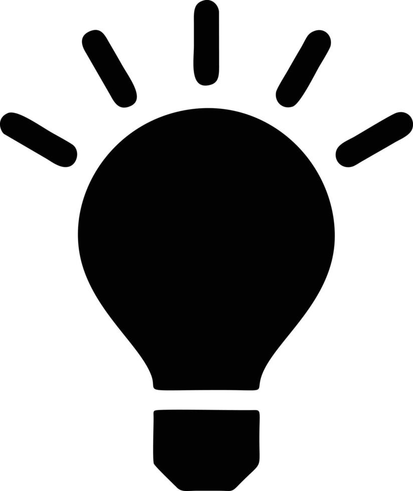 Idea solution icon symbol vector image. Illustration of the creative innovation concept design. EPS 10