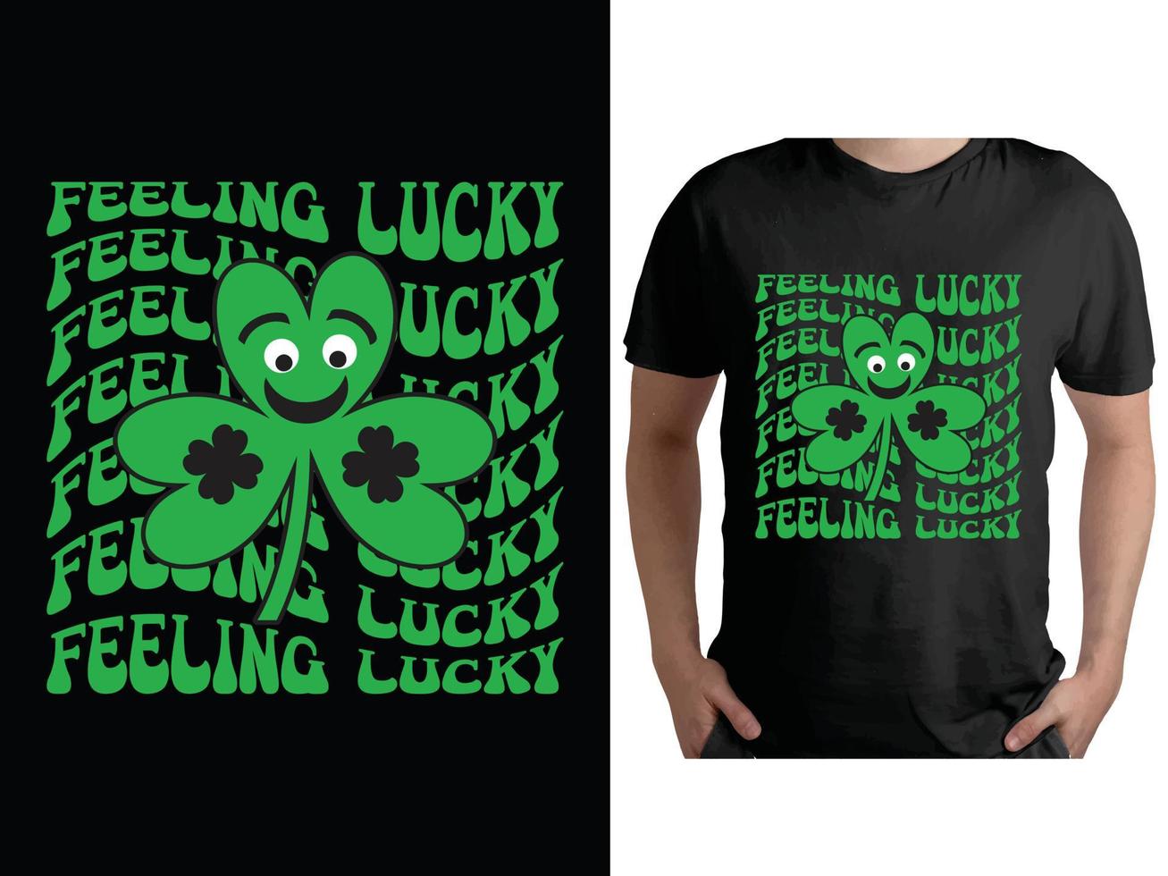 S t. patrick's día camiseta diseño, Santo patrick's día camisa, suerte irlandesa camisa vector