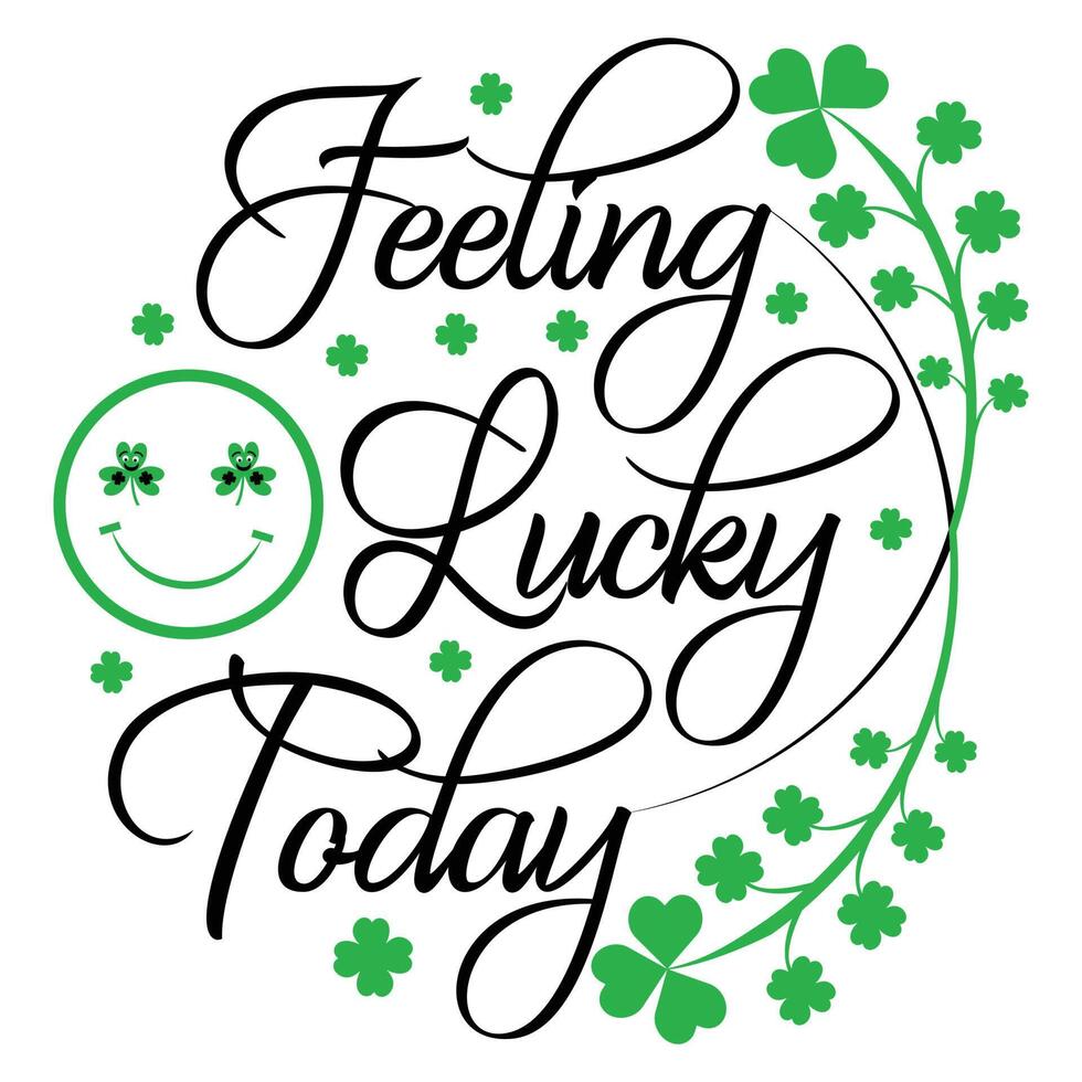 St. Patrick's day t-shirt design, Saint Patrick's day shirt, Lucky Irish shirt vector