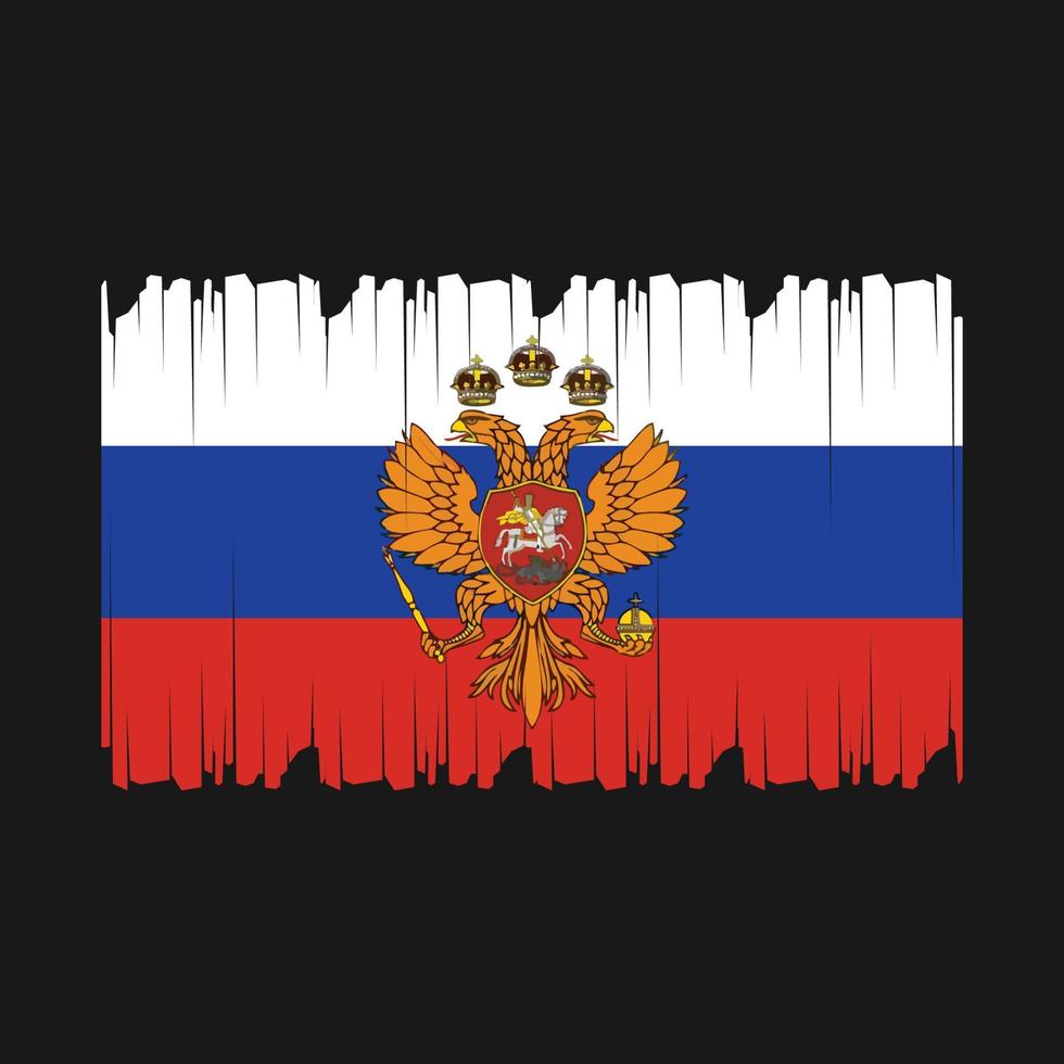 Russia Flag Vector Illustration