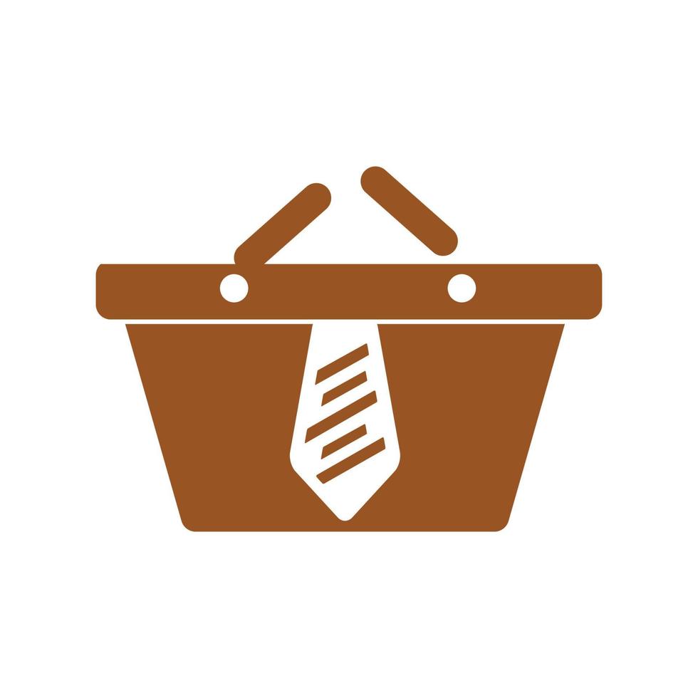 simple e-commerce business cart logo and vector icon