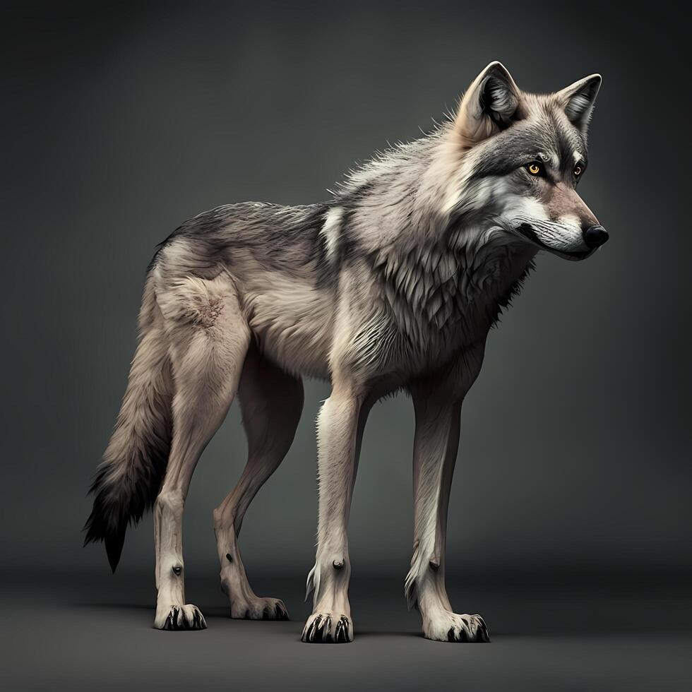 wolf activity illustration photo