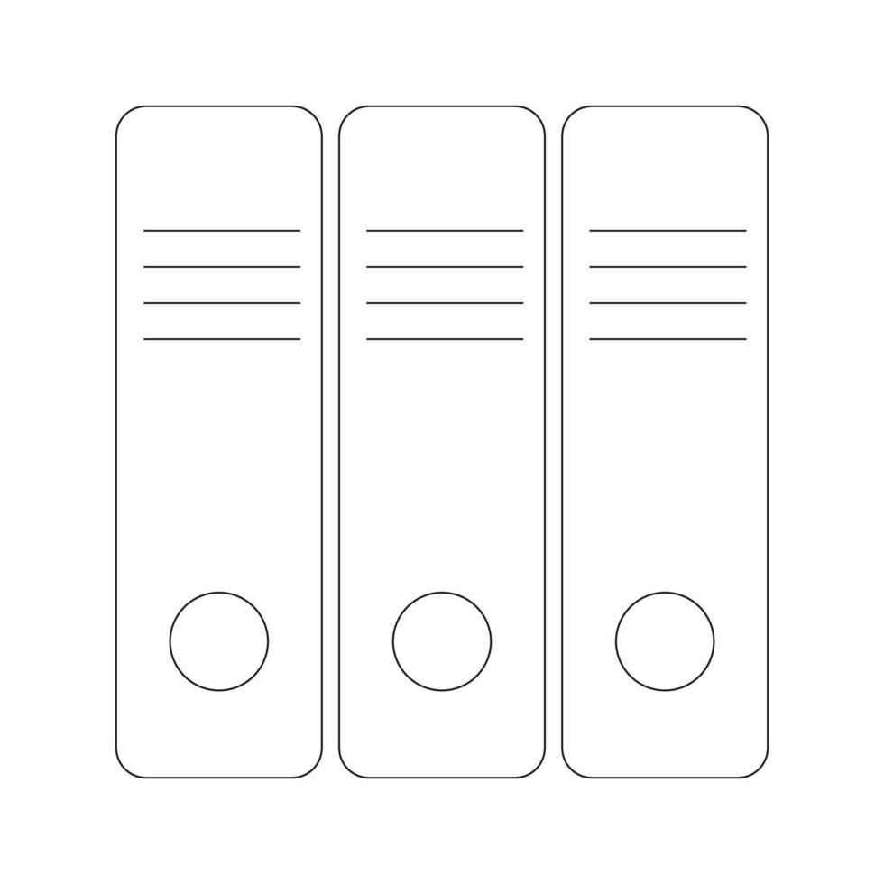 Binder icon vector