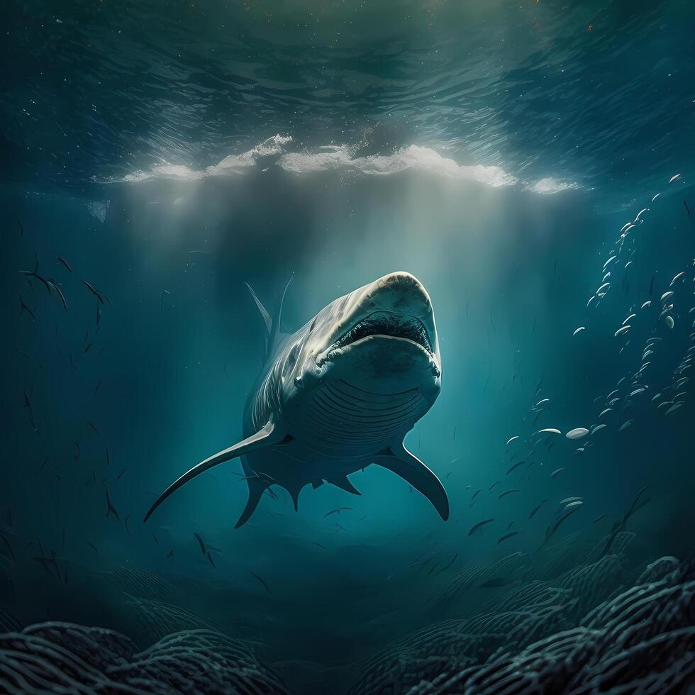 shark activity illustration photo