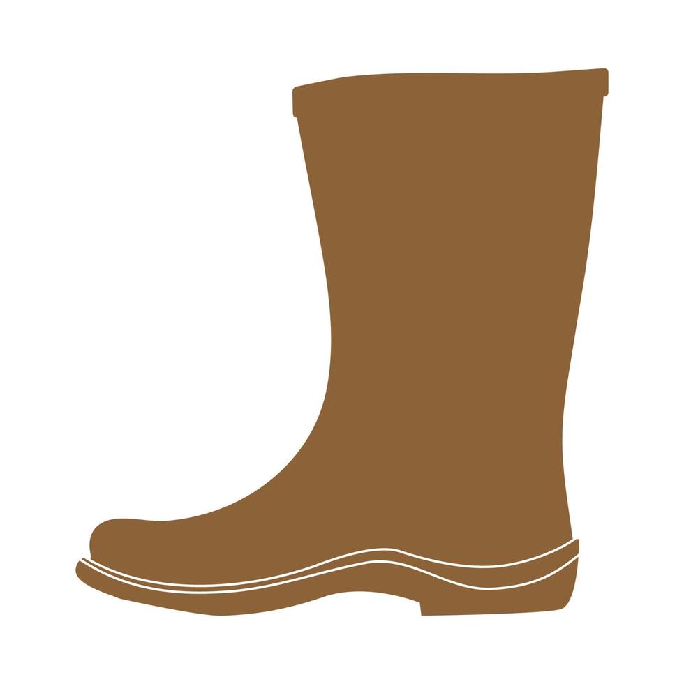 Rain boots icon vector