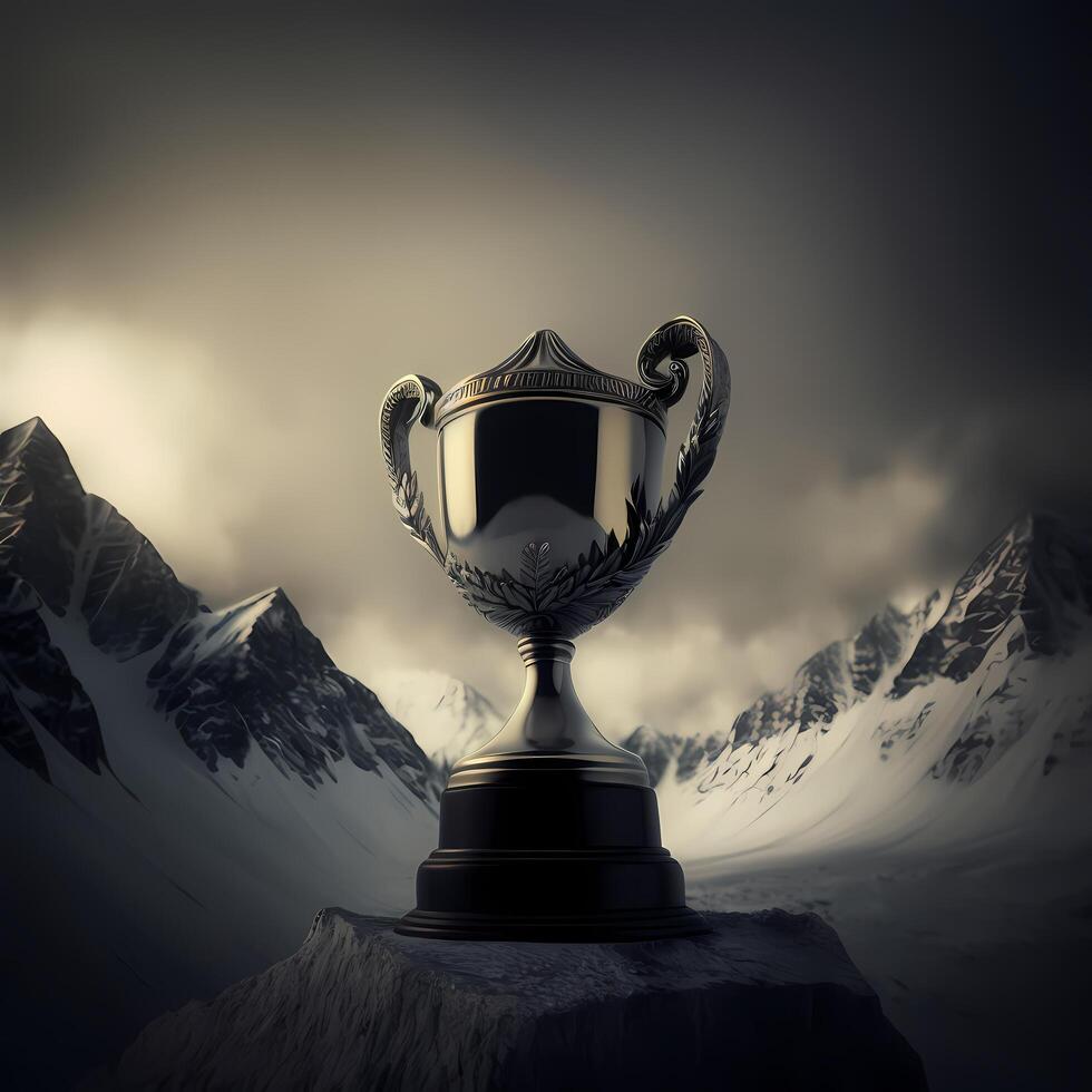 trophy illustration AI Generated photo