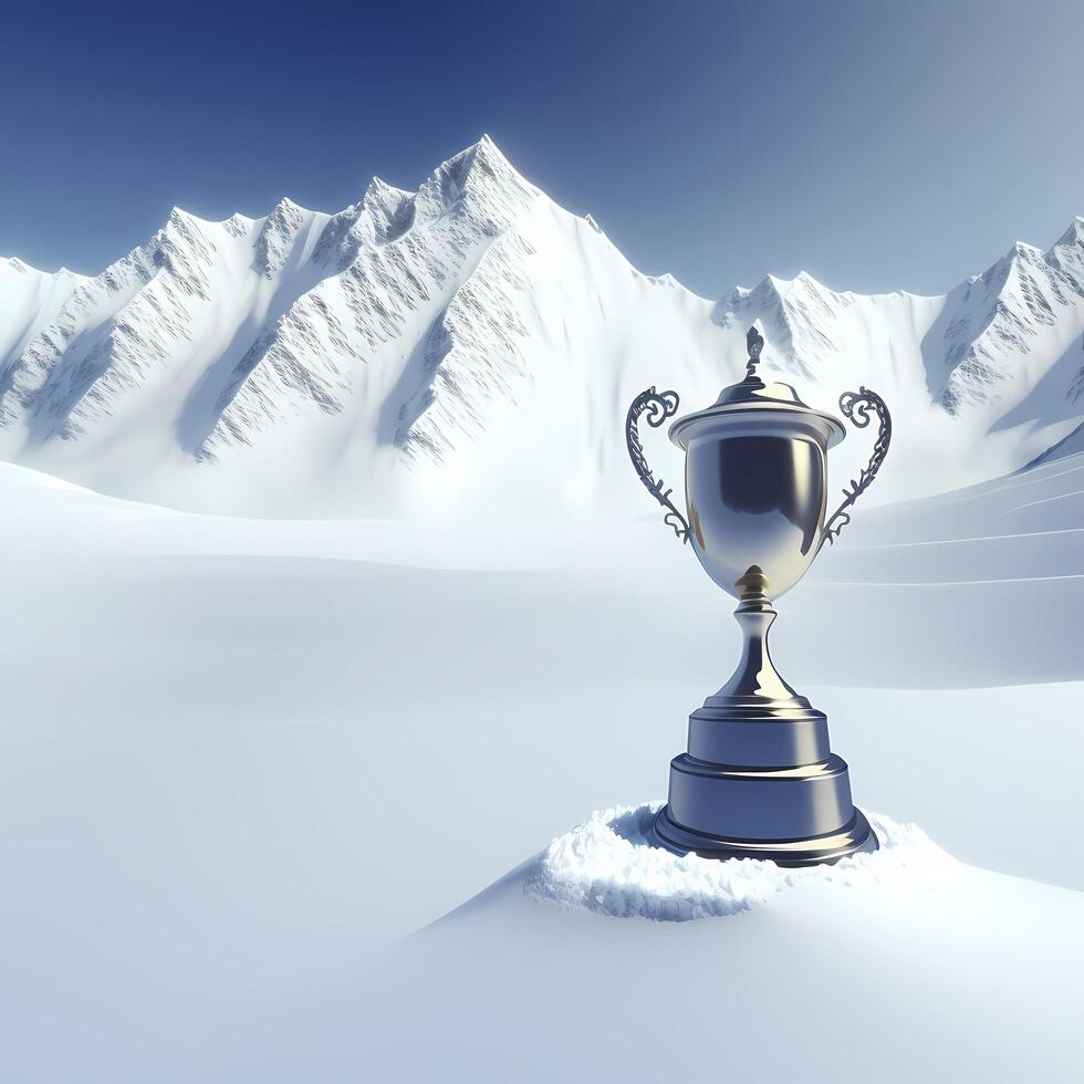 trophy illustration AI Generated photo