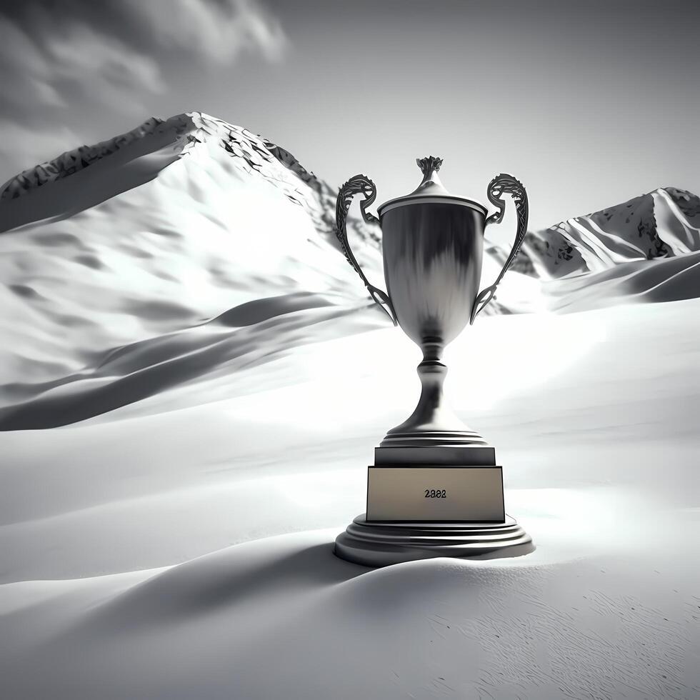 trophy illustration AI Generated photo