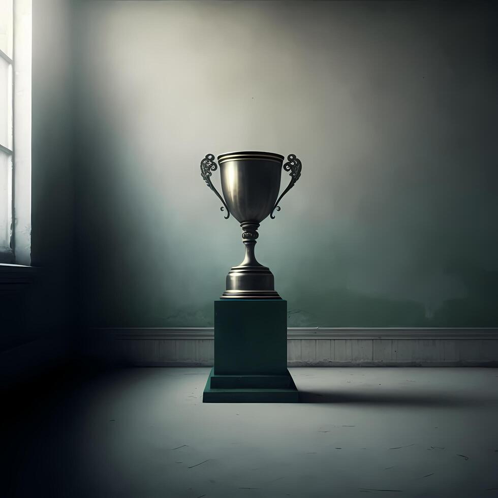 trophy illustration AI Generated photo