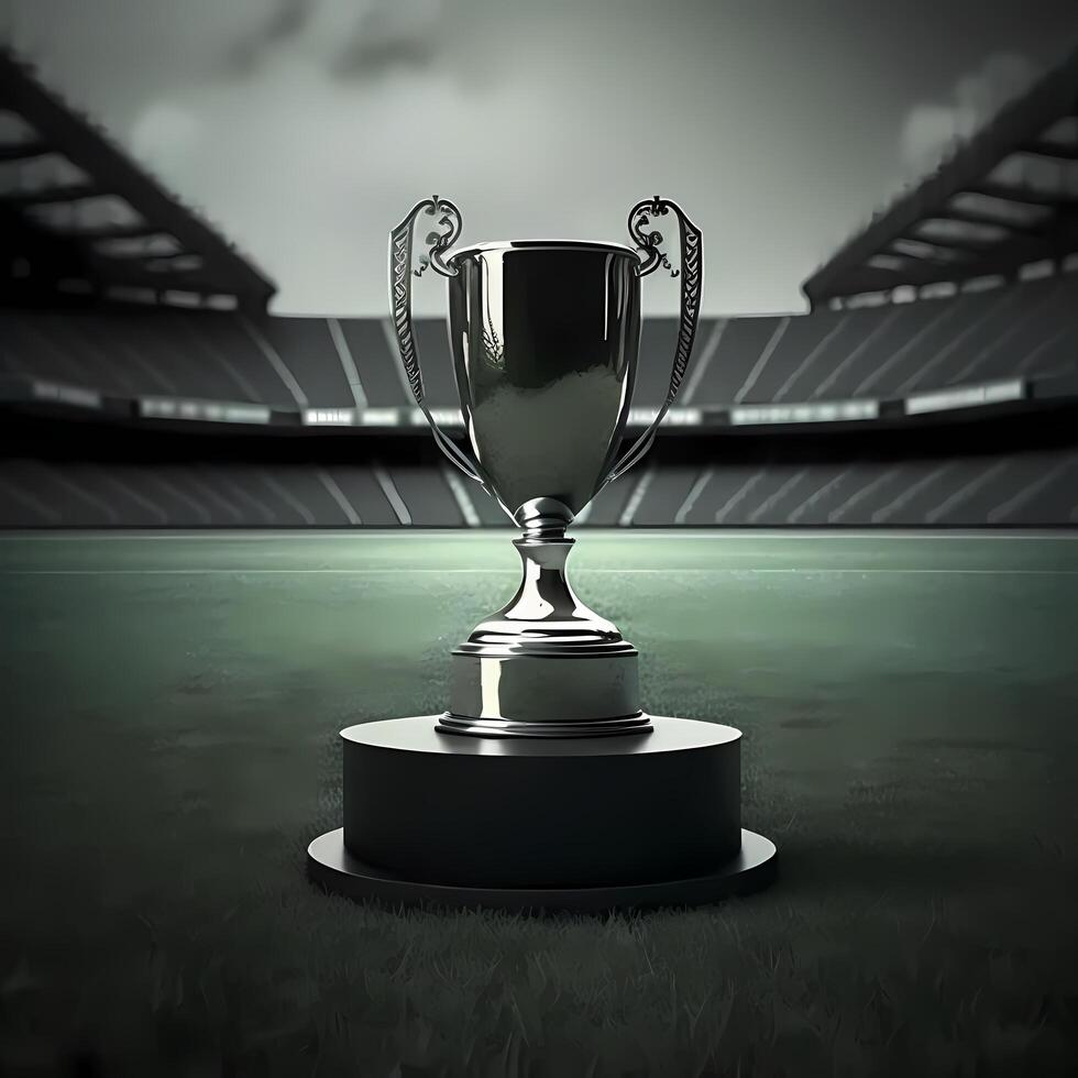 trophy illustration AI Generated photo