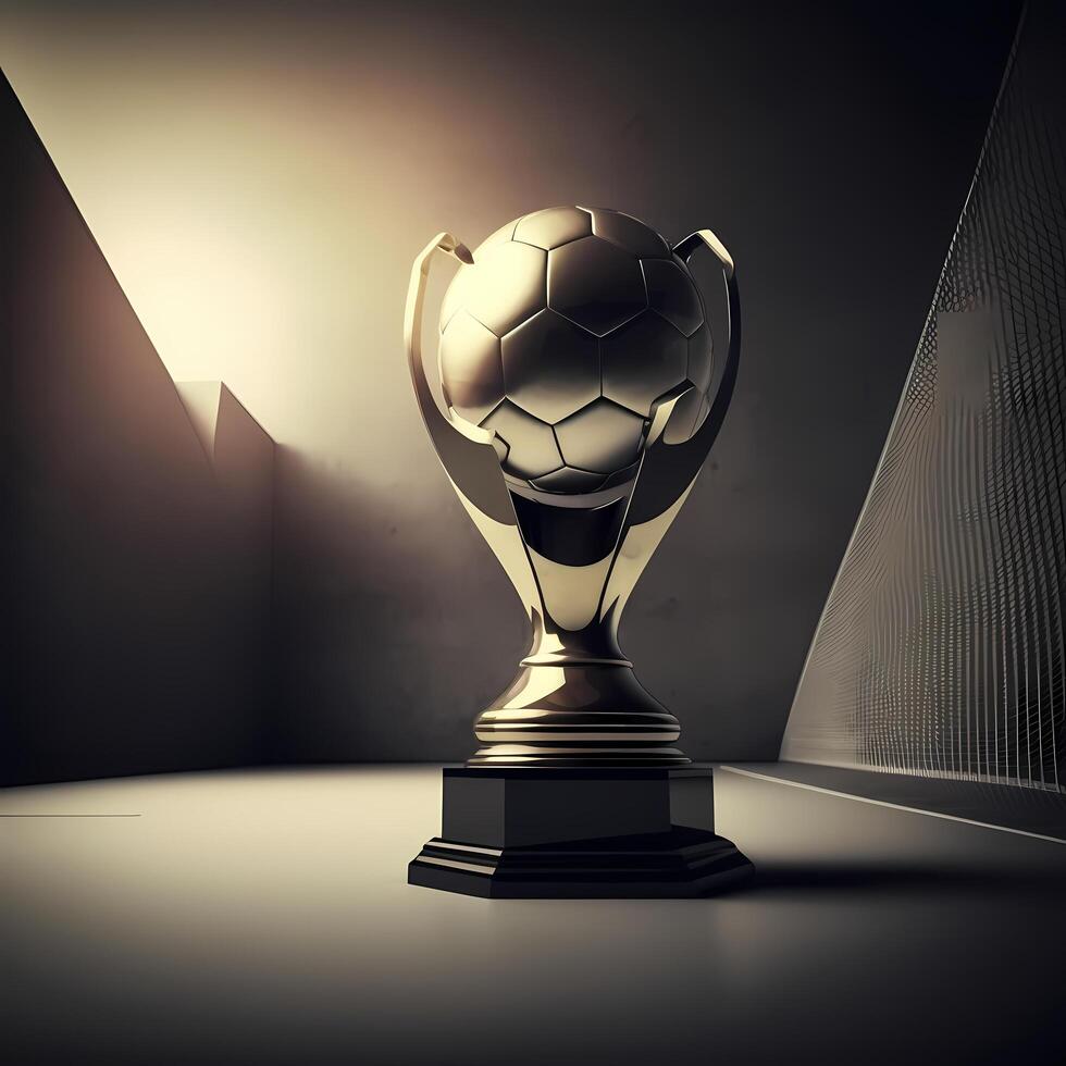 trophy illustration AI Generated photo