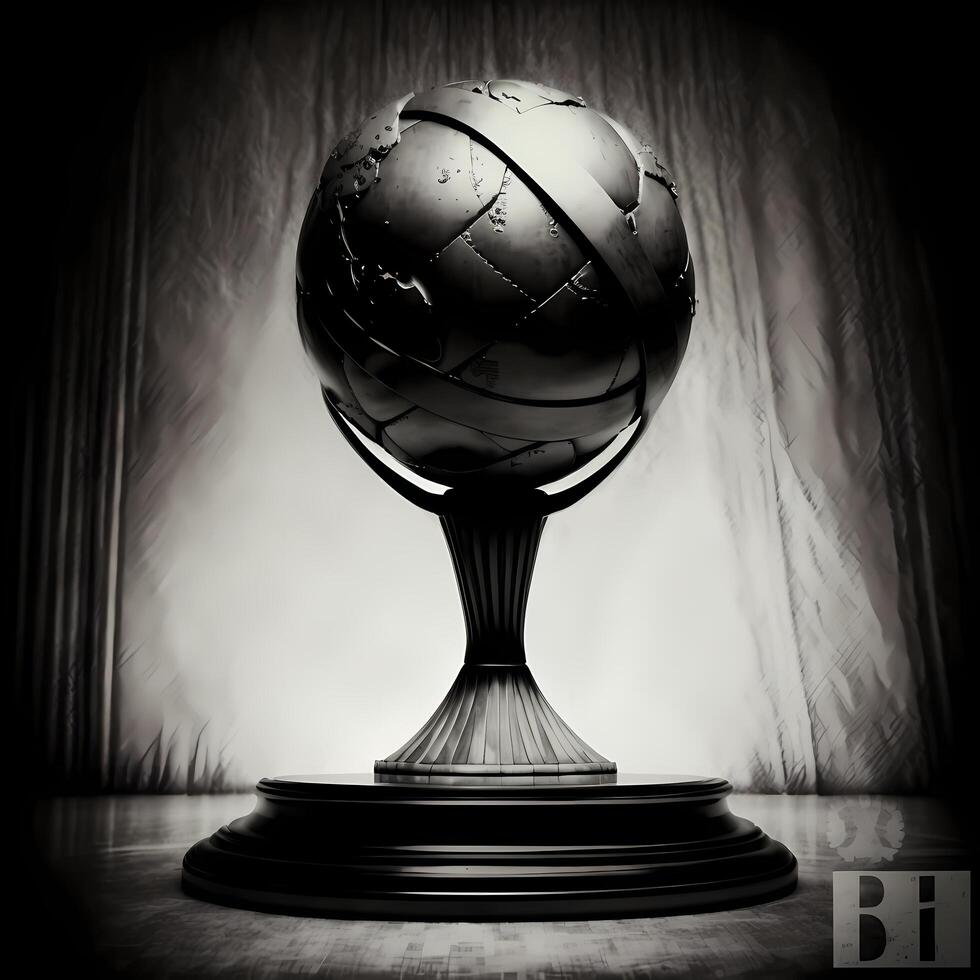 trophy illustration AI Generated photo