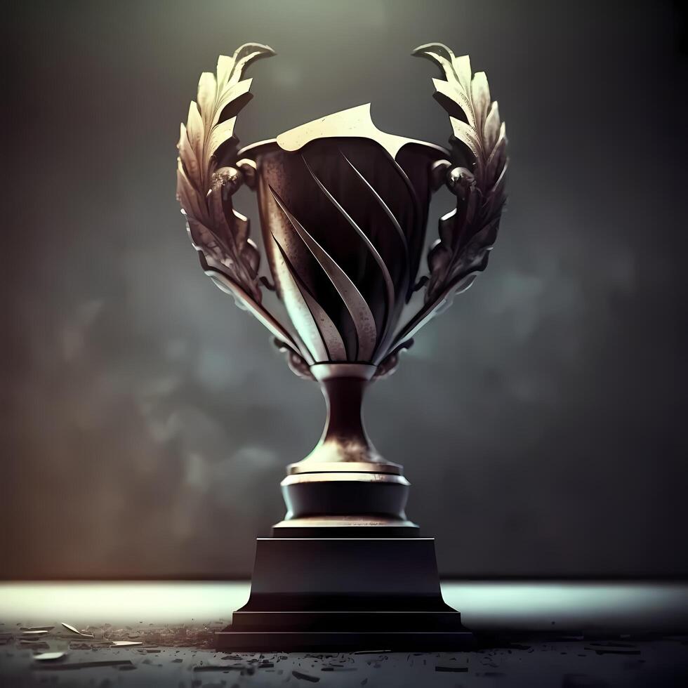 trophy illustration AI Generated photo