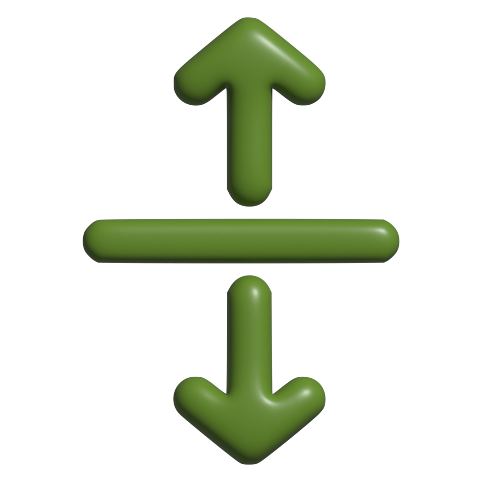 3d icon of arrow png