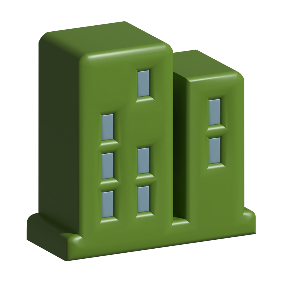 building 3d icon png