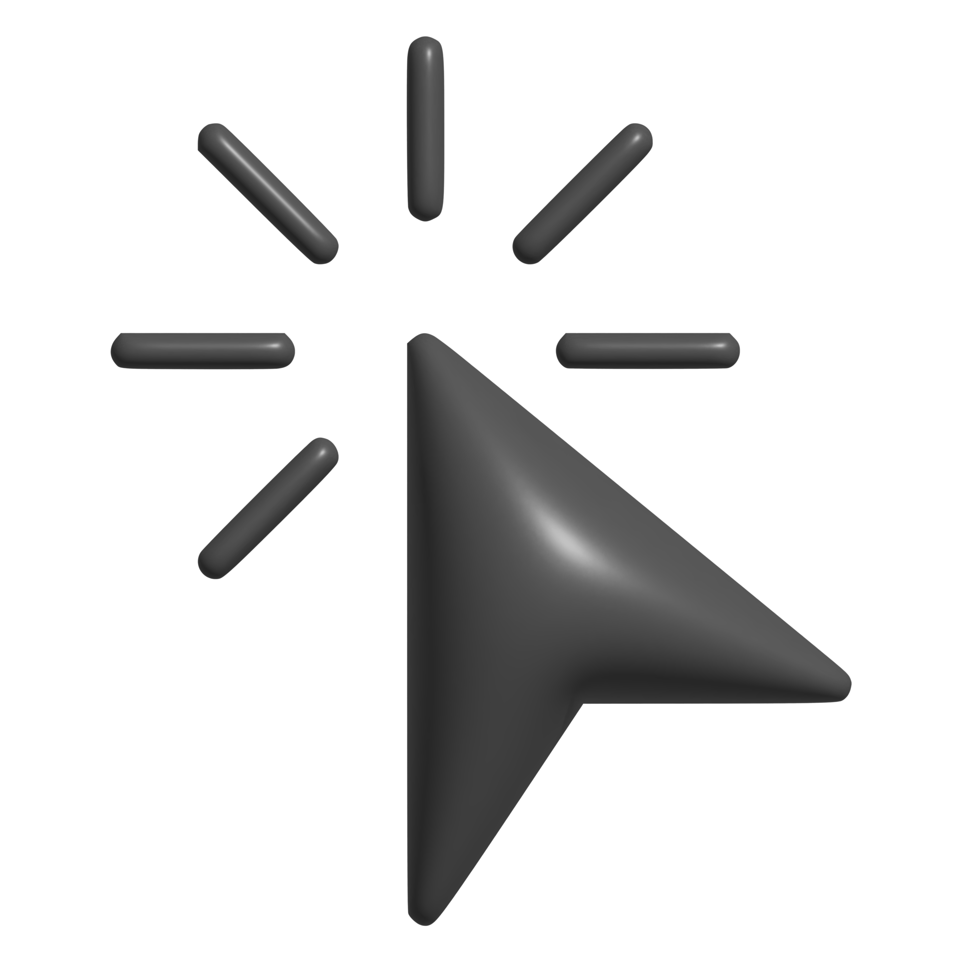 3d icon of cursor pointer 21948136 PNG