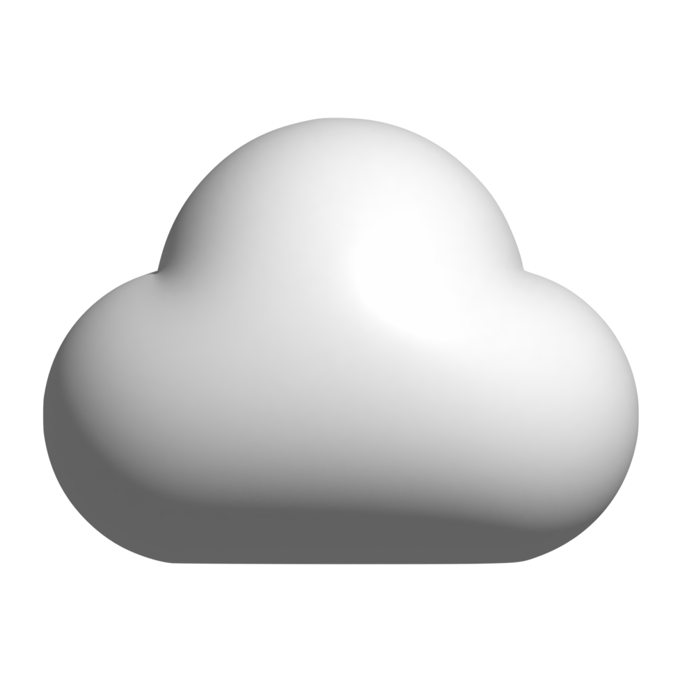 cloud 3d icon png