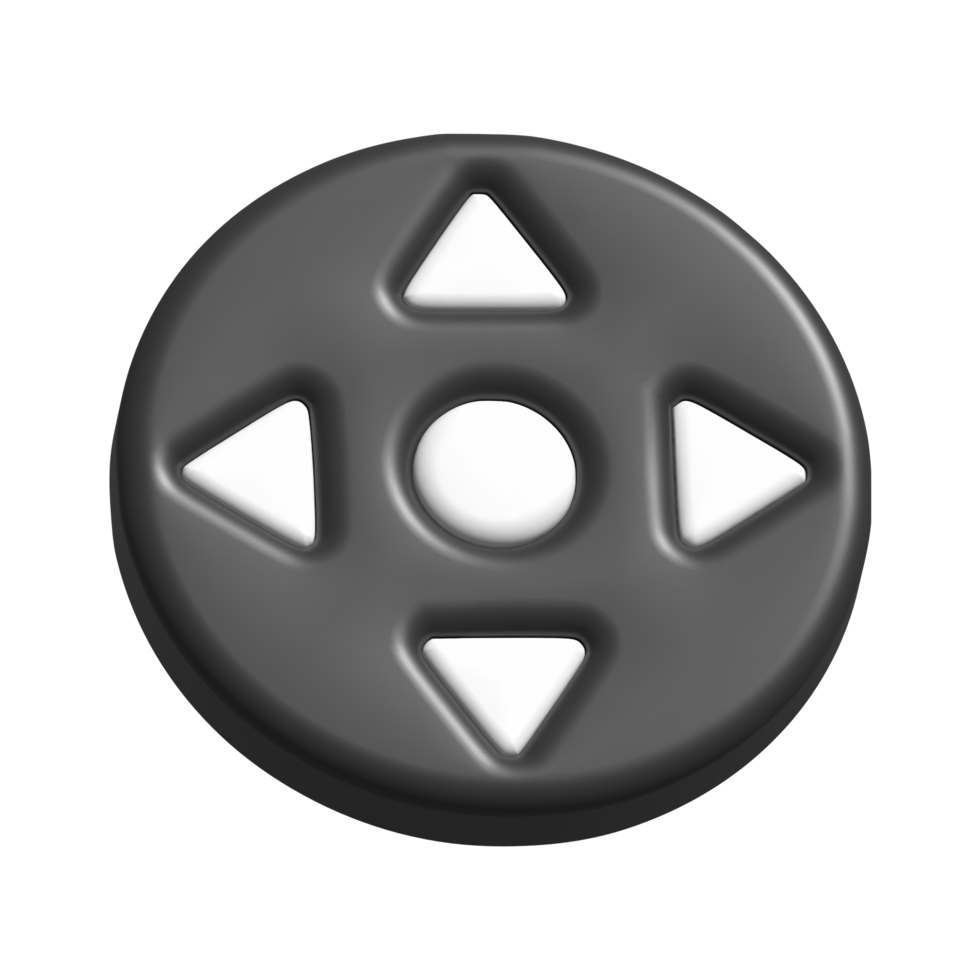 direction pad 3d icon png