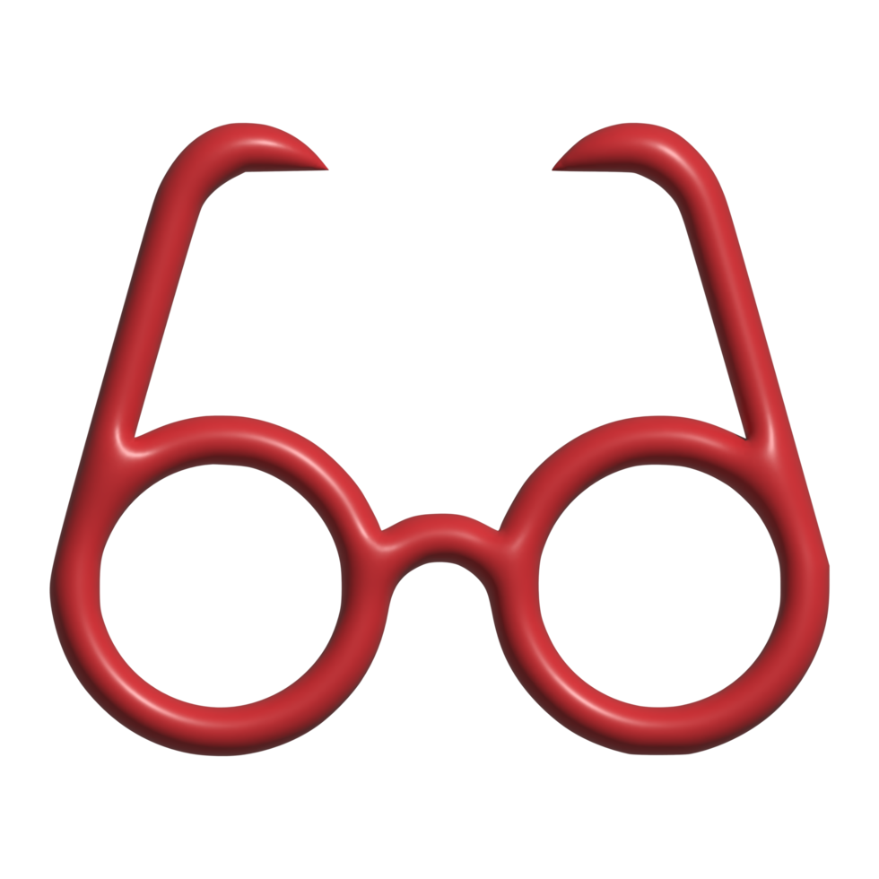 eyeglasses 3d icon png