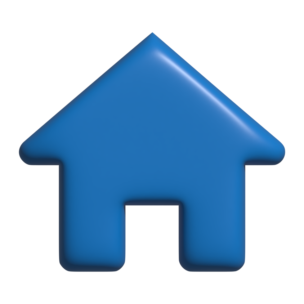 3d home icon png