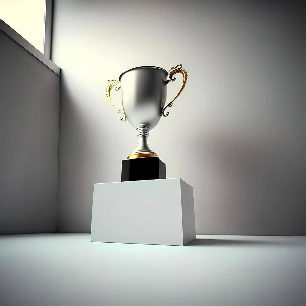 trophy illustration AI Generated photo