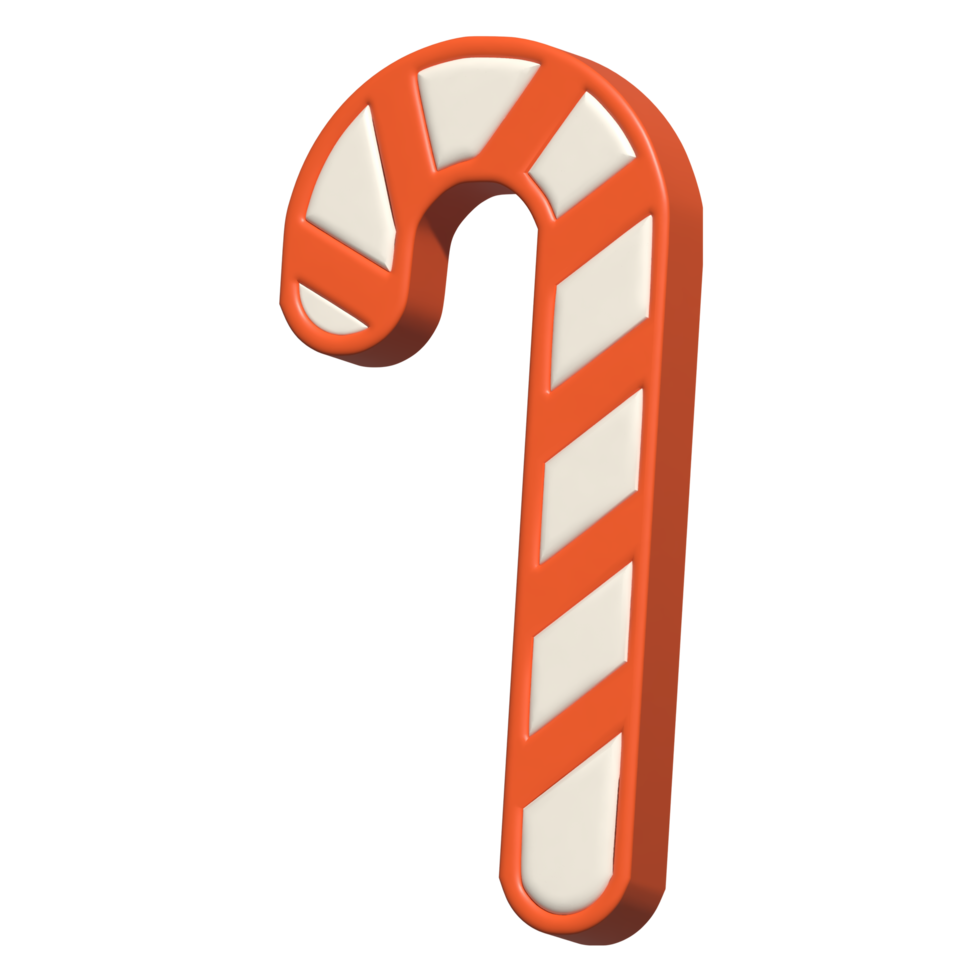 christmas candy 3d icon png