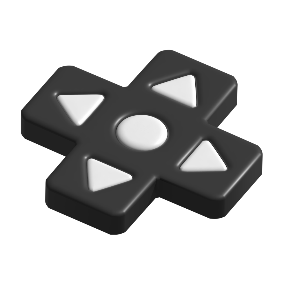 direction pad 3d icon png