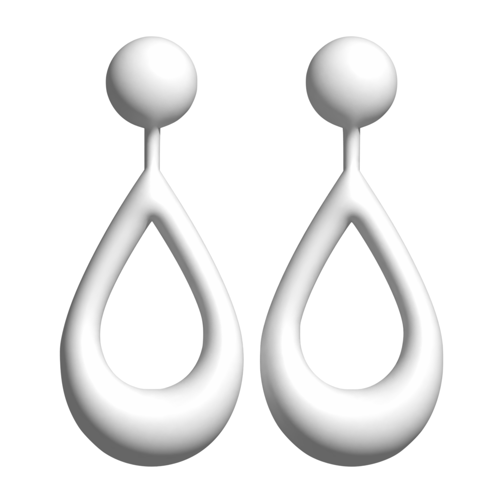 earrings 3d icon png