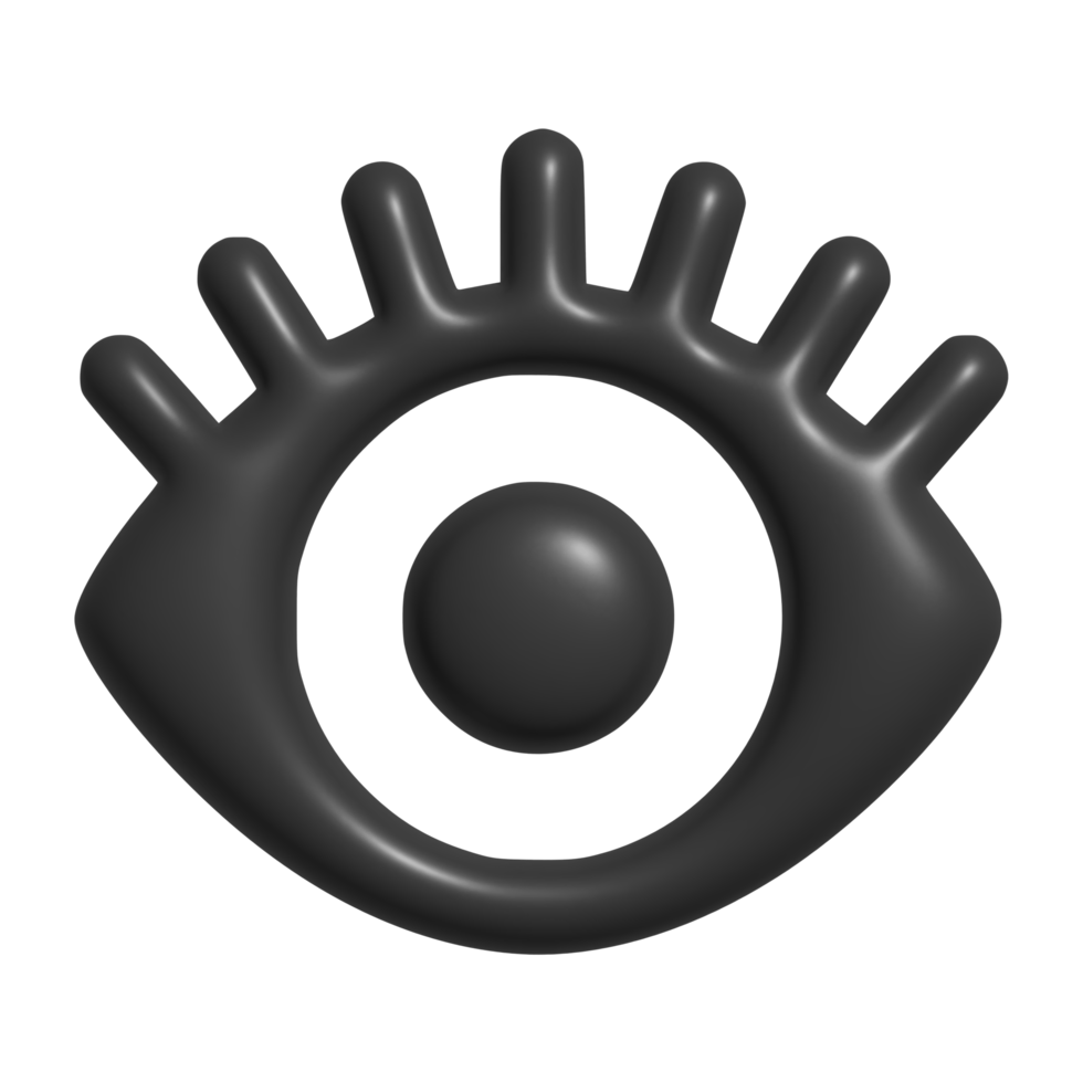 eye 3d icon png