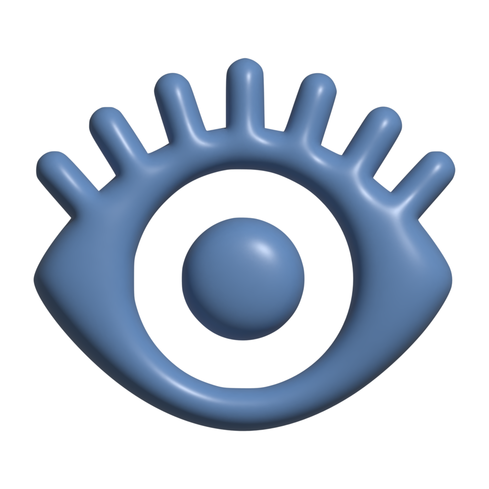 occhio 3d icona png